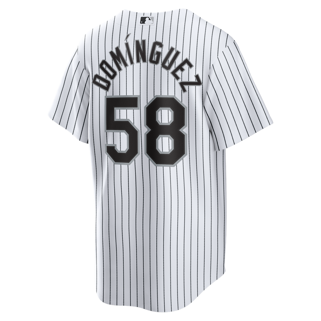 Seranthony Domínguez Chicago White Sox Nike Home Replica Jersey - White