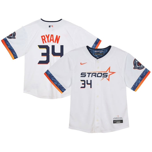 Nolan Ryan Houston Astros Nike Toddler City Connect 2025 Limited Jersey - White