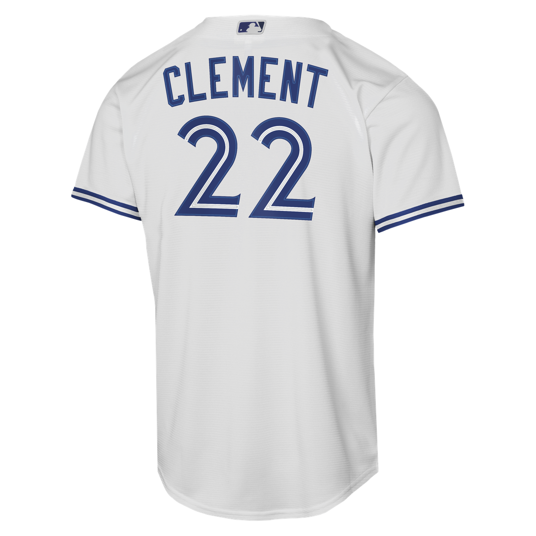 Ernie Clement Toronto Blue Jays Nike Youth Home Baseline Jersey - White