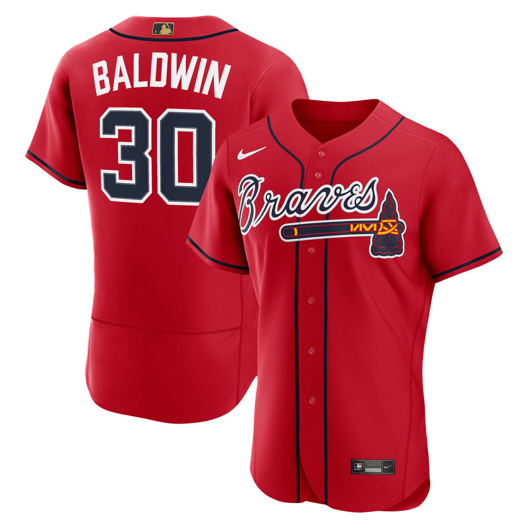 Drake Baldwin Atlanta Braves Nike Alternate MLB Awards Authentic Jersey - Navy