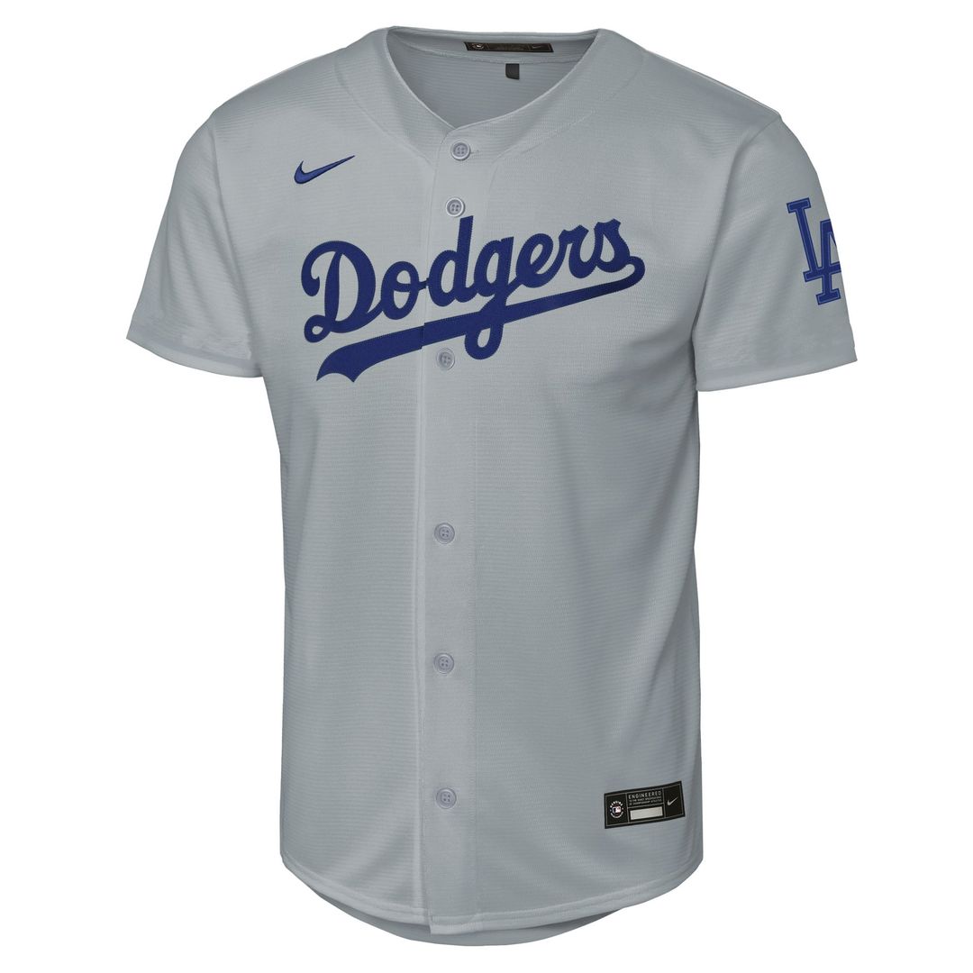 Los Angeles Dodgers Nike Youth Alternate Stadium Jersey - Gray
