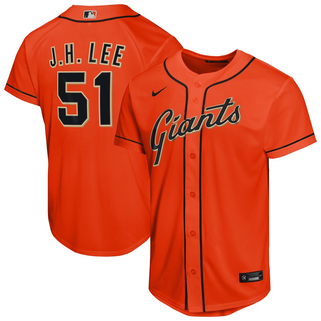 Jung Hoo Lee San Francisco Giants Nike Youth Alternate Replica Jersey - Orange