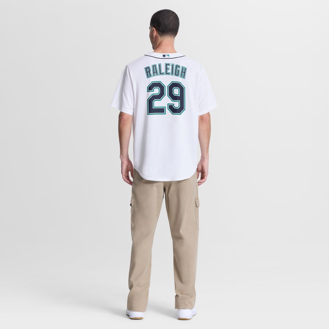 Cal Raleigh Seattle Mariners Nike Home Replica Jersey - White
