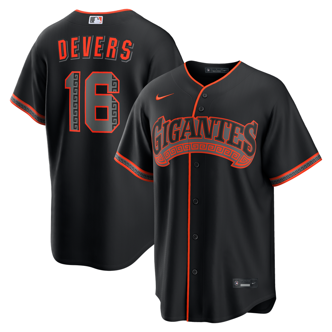 Rafael Devers San Francisco Giants Nike Alternate Replica Jersey - Black