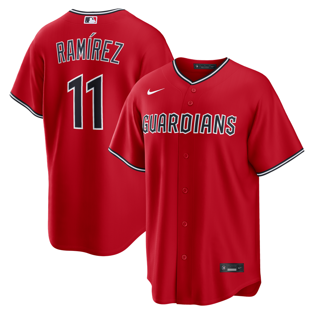 José Ramírez Cleveland Guardians Nike Alternate Replica Jersey - Red