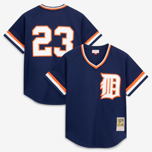 Kirk Gibson Detroit Tigers Mitchell & Ness Authentic Batting Practice Jersey - Navy