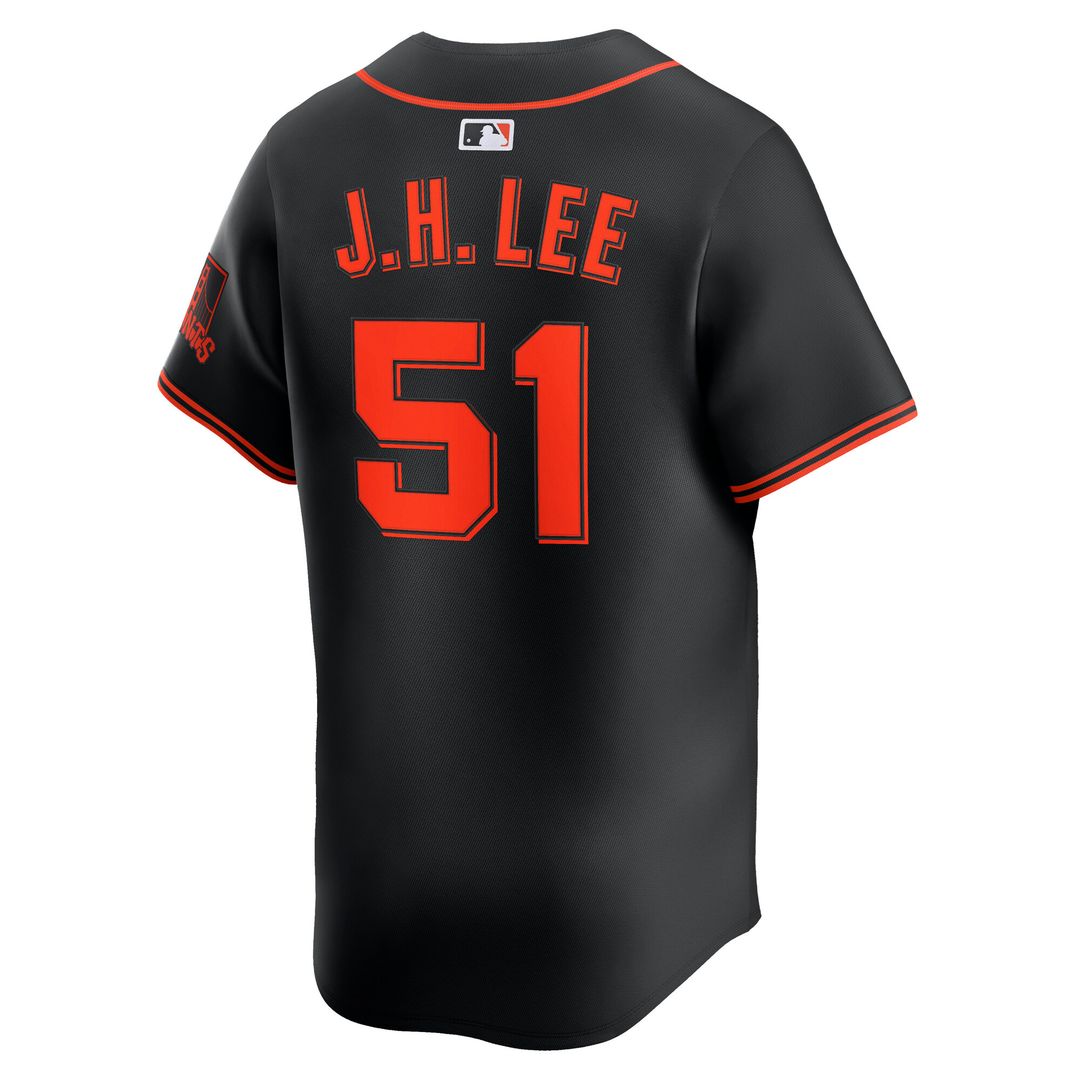 Jung Hoo Lee San Francisco Giants Nike Alternate Limited Player Jersey - Black