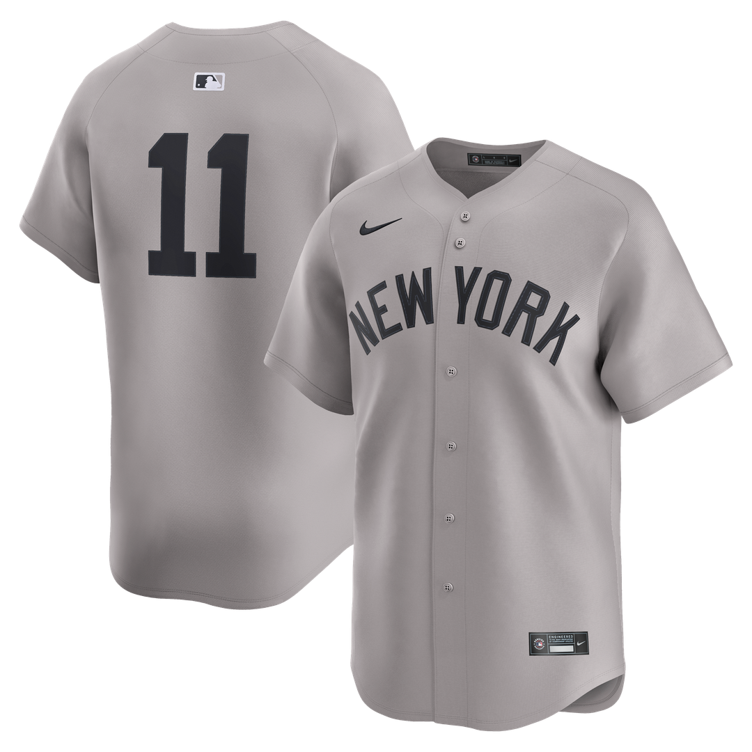 Anthony Volpe New York Yankees Nike Road Limited Player Jersey - Gray