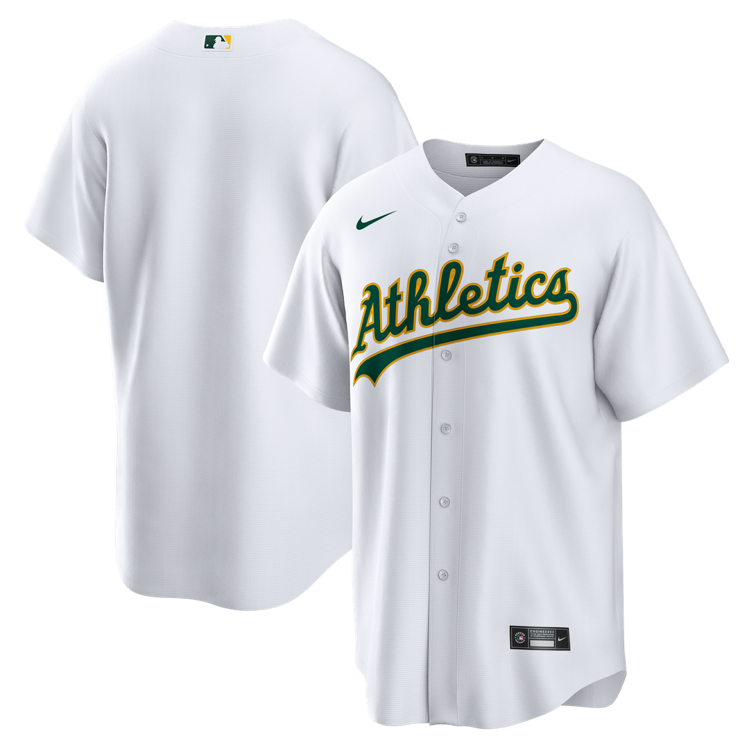 Athletics Nike Home Big & Tall Replica Jersey - White