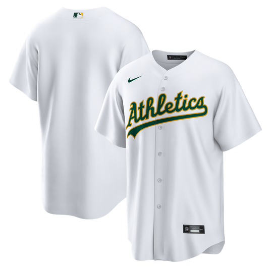 Athletics Nike Home Big & Tall Replica Jersey - White