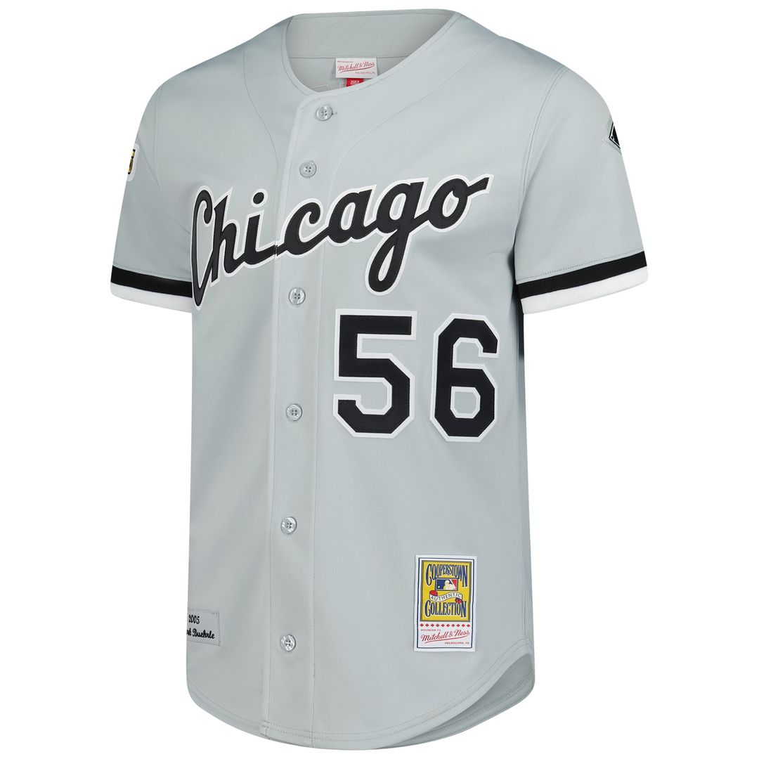 Mark Buehrle Chicago White Sox Mitchell & Ness 2005 Throwback Authentic Jersey - Gray