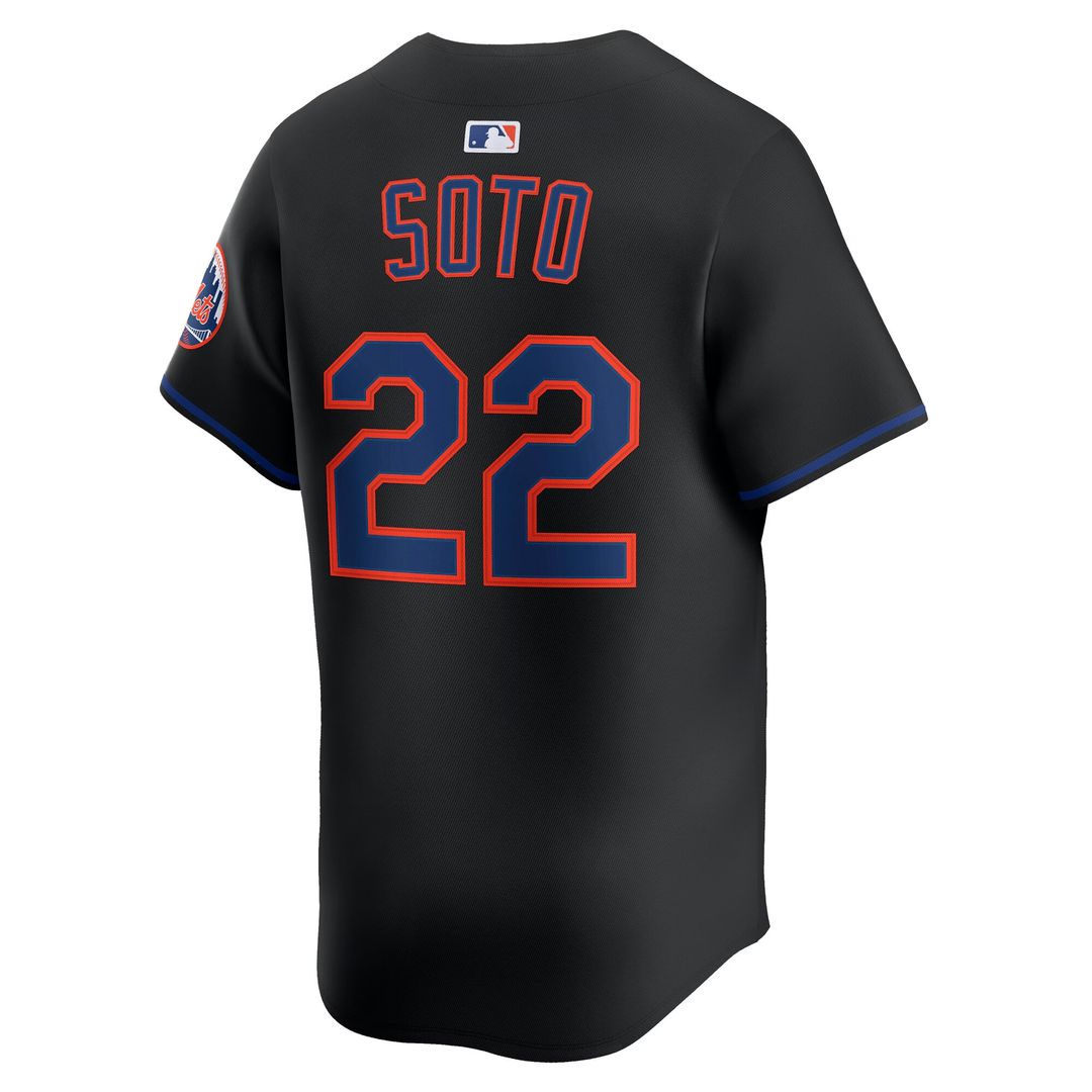 Juan Soto New York Mets Nike Alternate Limited Player Jersey - Black