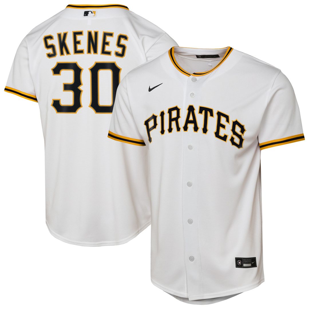 Paul Skenes Pittsburgh Pirates Nike Youth Home Replica Player Jersey - White