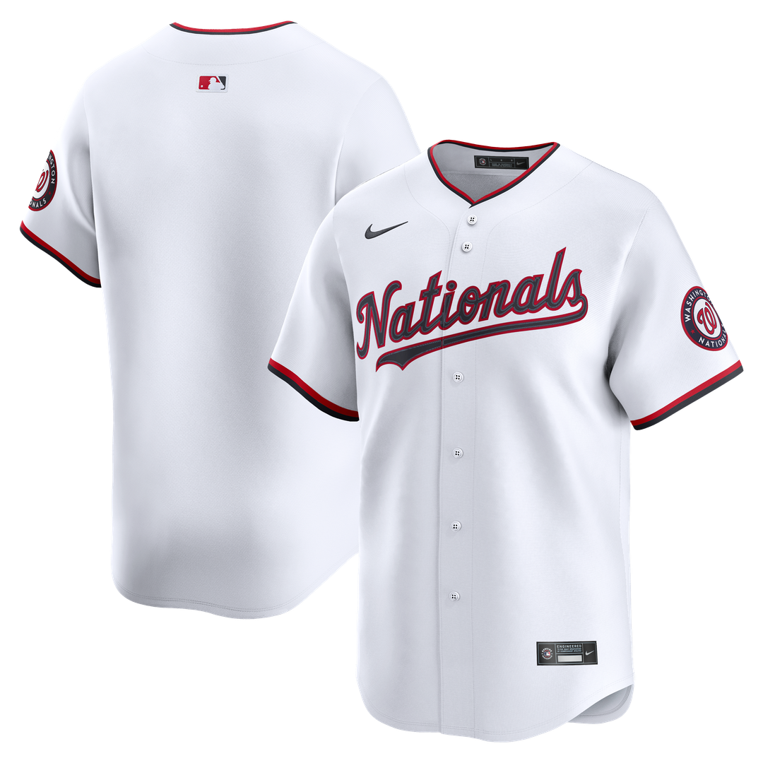 Washington Nationals Nike Home Limited Jersey - White