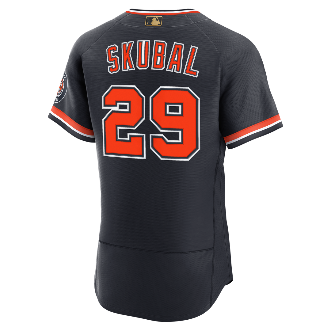 Tarik Skubal Detroit Tigers Nike Alternate MLB Awards Authentic Jersey - Navy