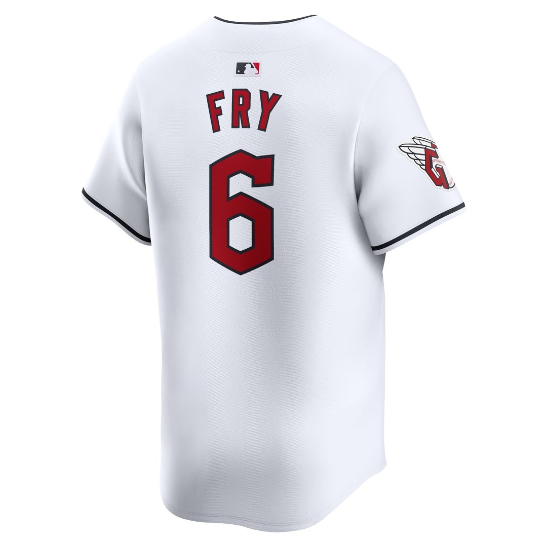 David Fry Cleveland Guardians Nike Home Limited Player Jersey - White