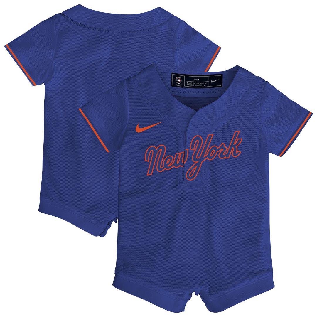 New York Mets Nike Infant Home Replica Romper Jersey - White