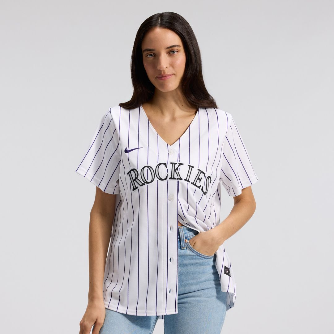 Colorado Rockies Nike Women's Home Replica Team Jersey - White