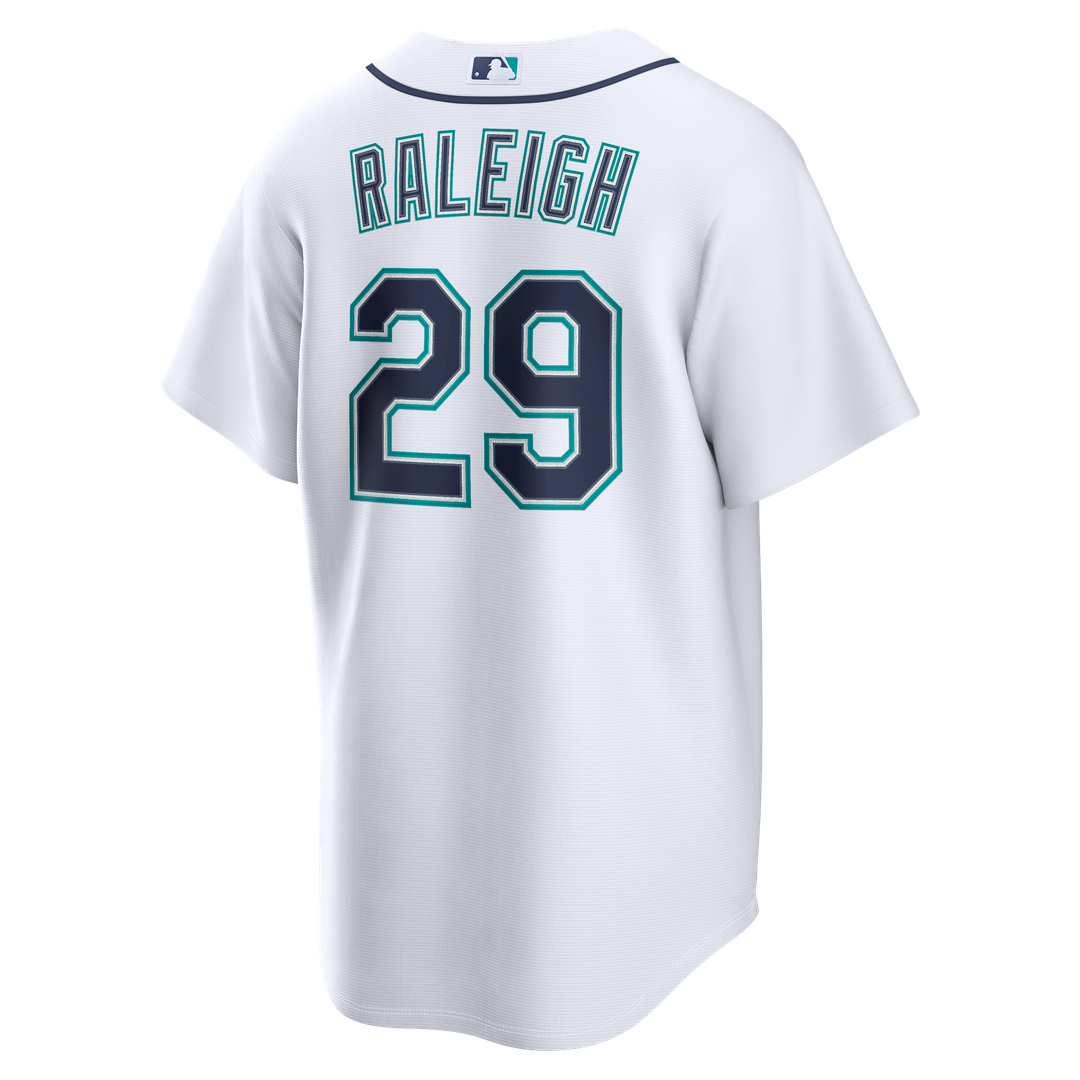 Cal Raleigh Seattle Mariners Nike Road Replica Jersey - Navy