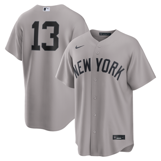 Jazz Chisholm Jr. New York Yankees Nike Road Replica Jersey - Gray