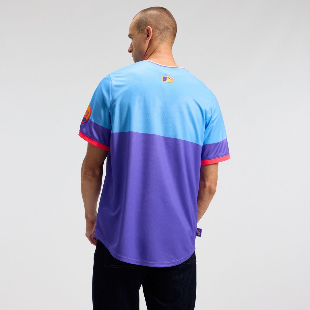 Colorado Rockies Nike 2025 City Connect Limited Jersey - Purple/Light Blue