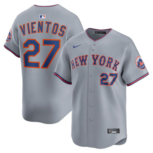Mark Vientos New York Mets Nike All-Star Limited Jersey - Gray