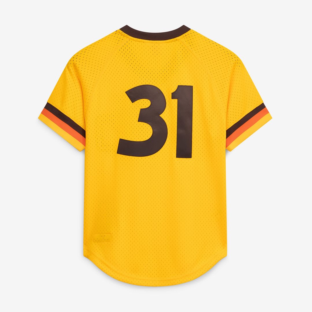 Dave Winfield San Diego Padres Mitchell & Ness Authentic Batting Practice Jersey - Gold
