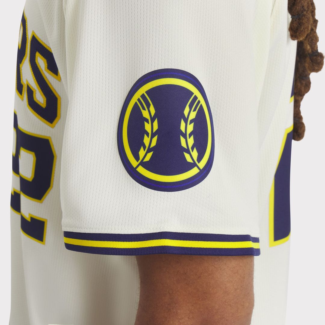 Christian Yelich Milwaukee Brewers Nike Home Limited Player Jersey - Cream