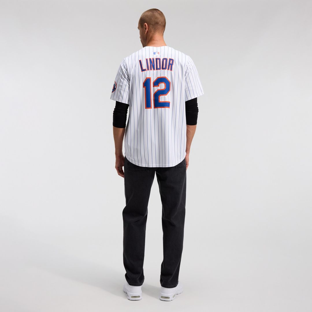 Francisco Lindor New York Mets Nike Road Limited Player Jersey - Gray