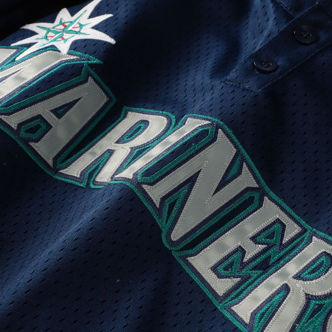 Ken Griffey Jr. Seattle Mariners Mitchell & Ness Preschool Cooperstown Collection Mesh Batting Practice Jersey - Navy