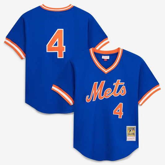 Lenny Dykstra New York Mets Mitchell & Ness Authentic Batting Practice Jersey - Royal