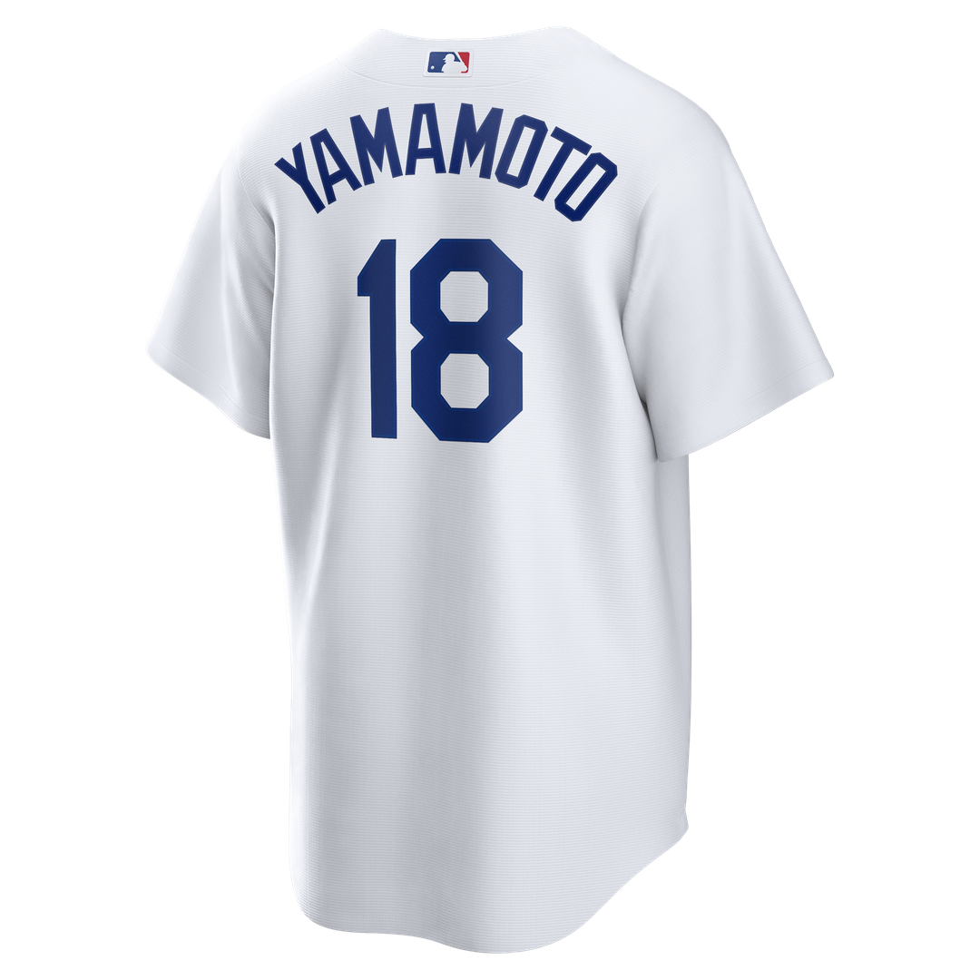 Yoshinobu Yamamoto Los Angeles Dodgers Nike Home Replica Jersey - White