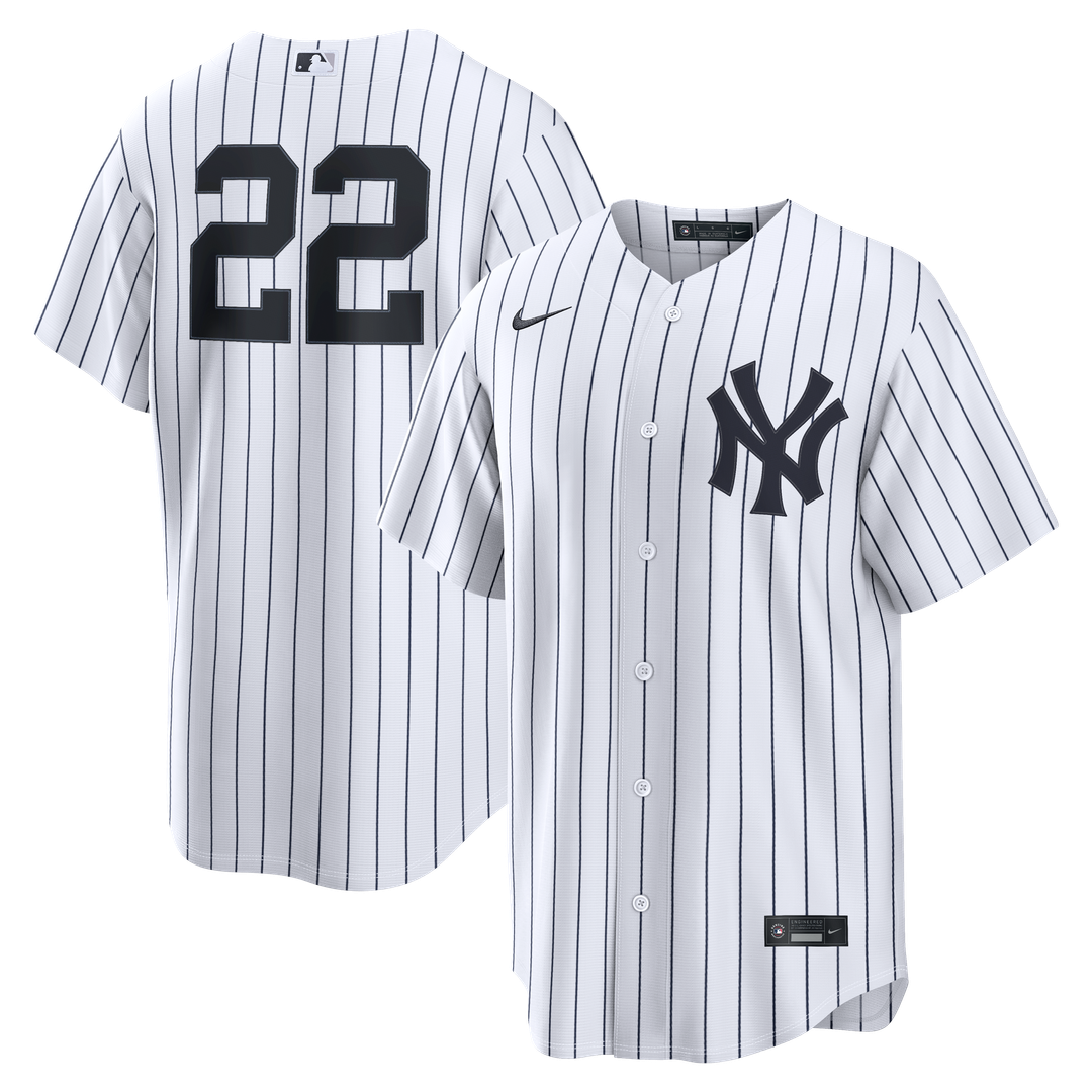 Ben Rice New York Yankees Nike Home Replica Jersey - White