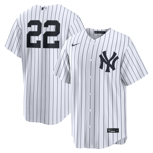 Ben Rice New York Yankees Nike Home Replica Jersey - White