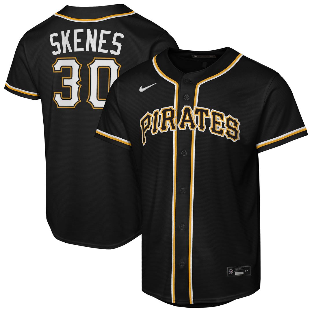 Paul Skenes Pittsburgh Pirates Nike Youth Fashion Replica Player Jersey - Black