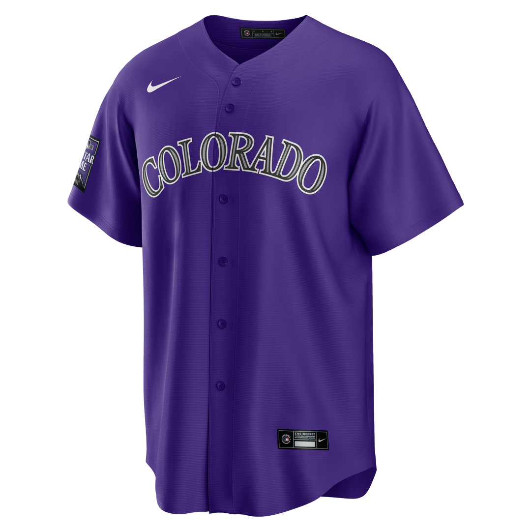 Colorado Rockies Nike Alternate Replica Team Jersey - Purple