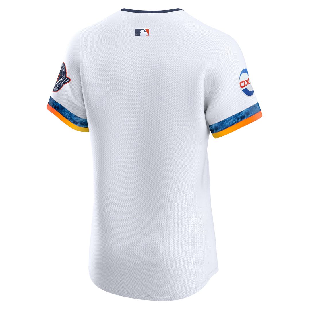 Houston Astros Nike 2025 City Connect Elite Jersey - White