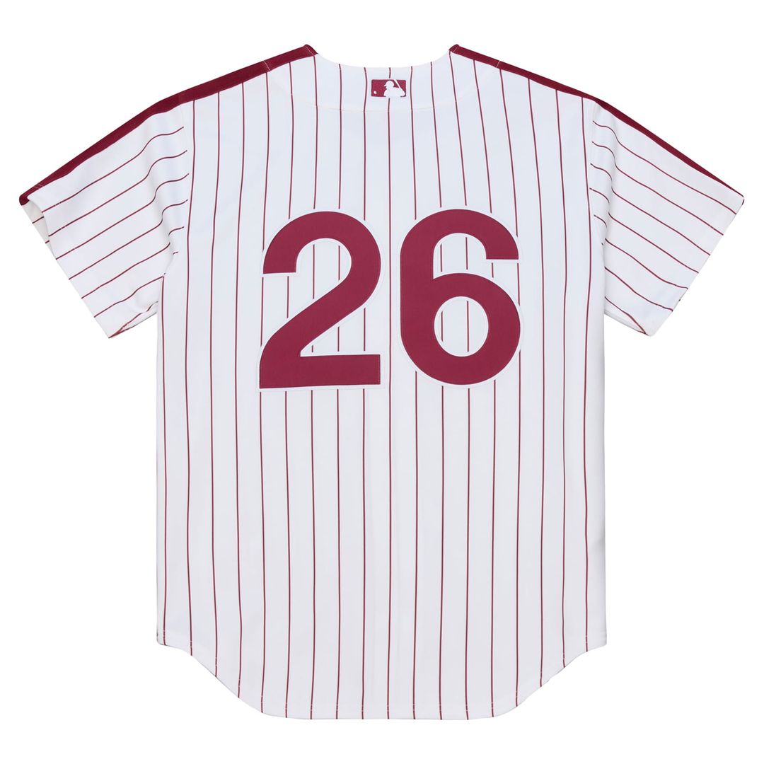 Chase Utley Philadelphia Phillies Mitchell & Ness 2003 Cooperstown Collection Authentic Jersey - White