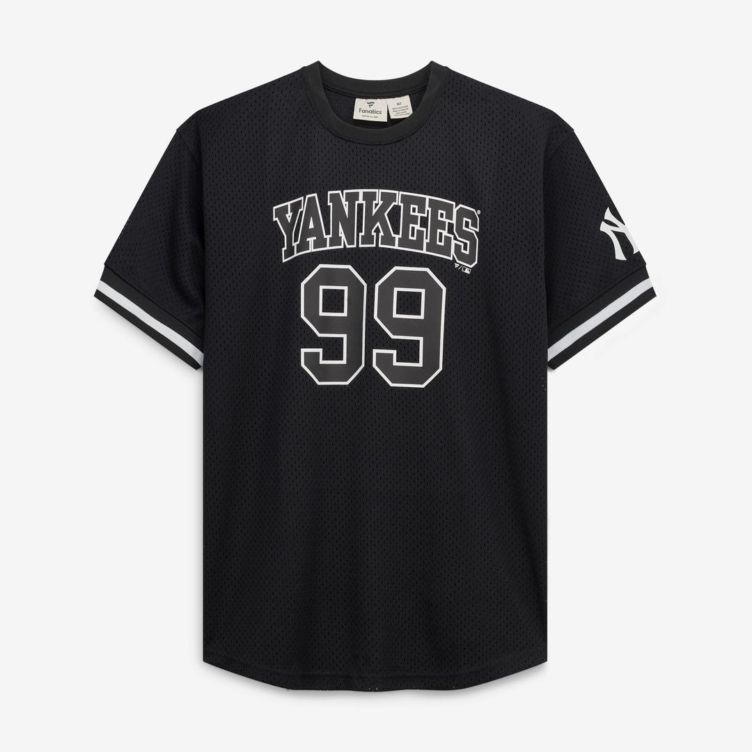 Aaron Judge New York Yankees Fanatics Big & Tall Heavyweight Mesh Jersey - Black/White