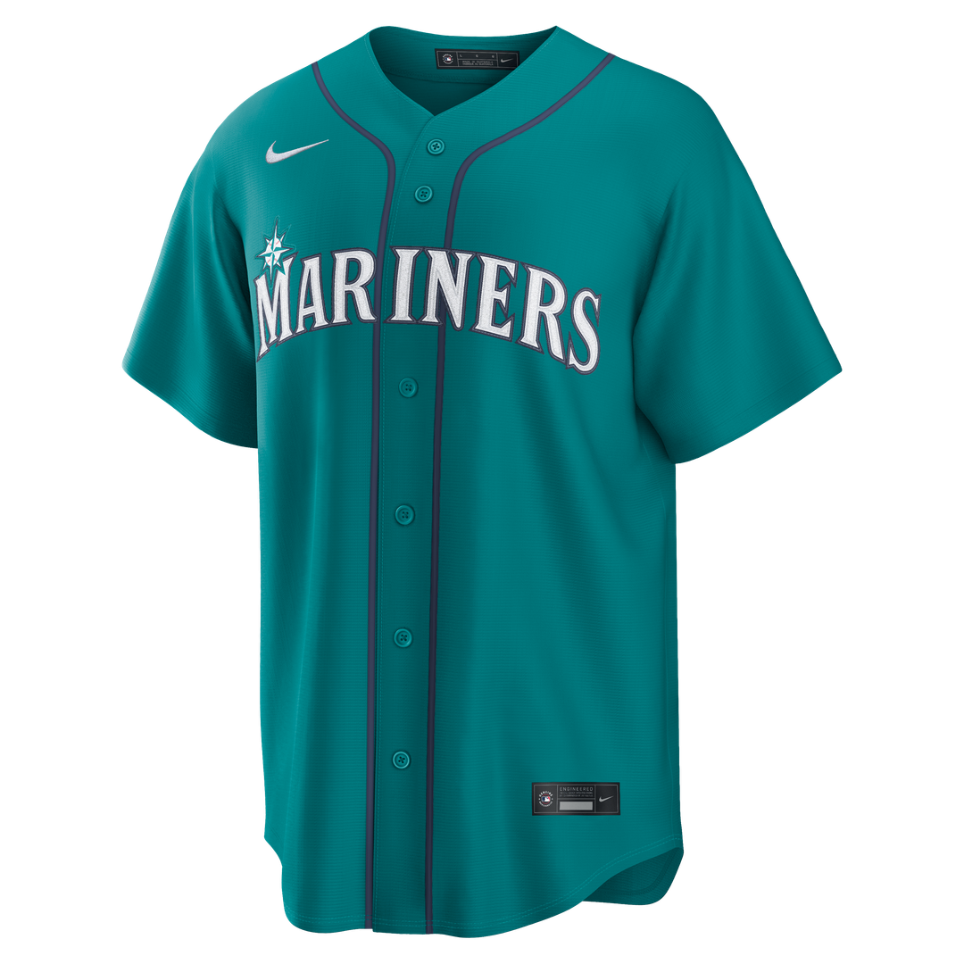 Cal Raleigh Seattle Mariners Nike Alternate Replica Jersey - Teal