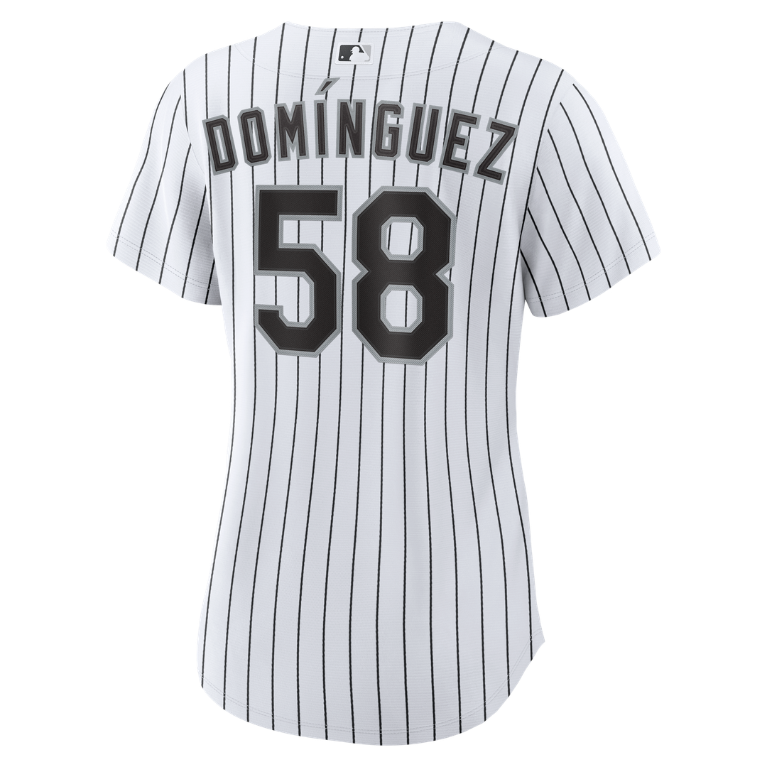 Seranthony Domínguez Chicago White Sox Nike Women's Home Replica Jersey - White