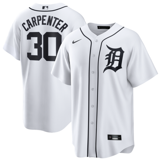 Kerry Carpenter Detroit Tigers Nike Home Replica Jersey - White
