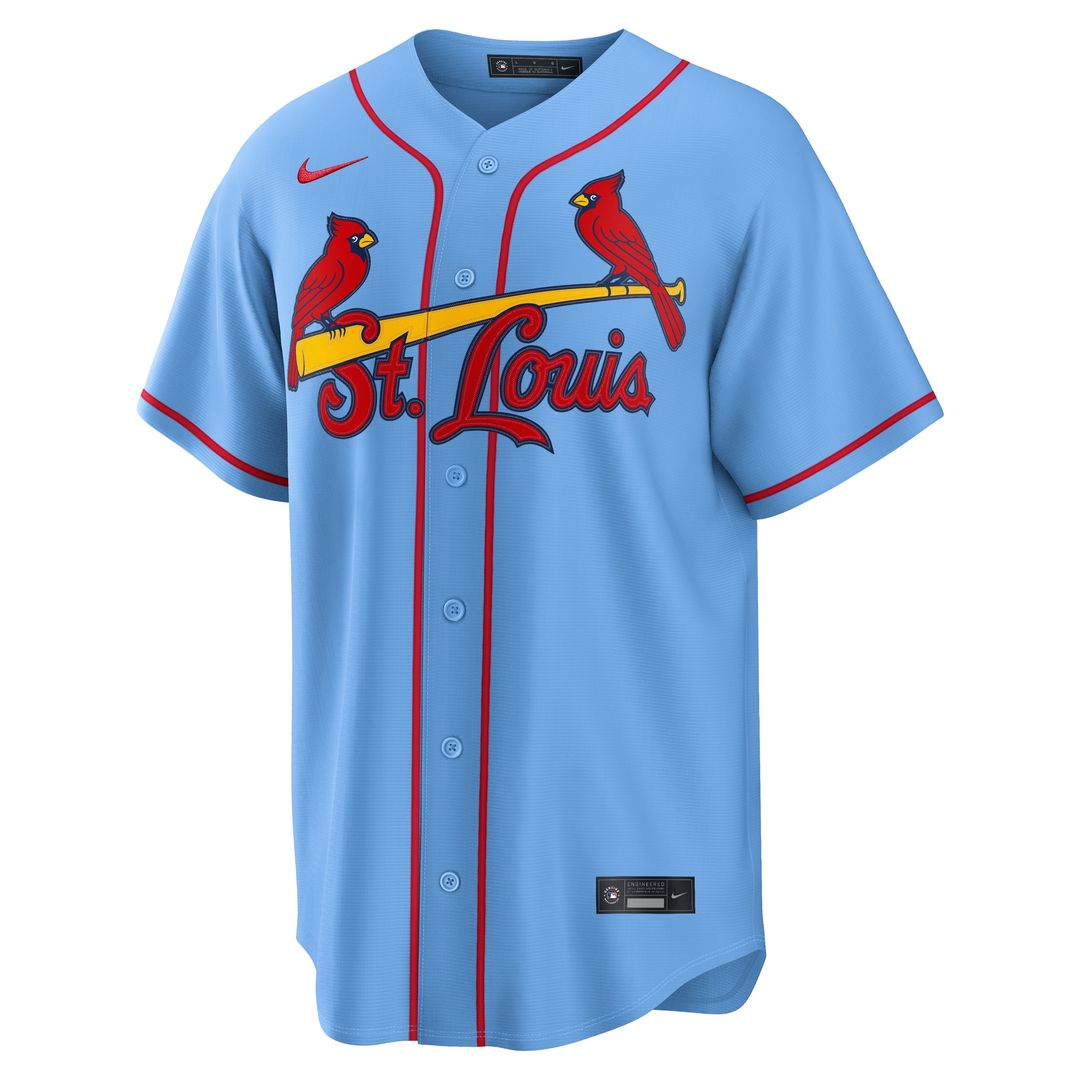 Masyn Winn St. Louis Cardinals Nike Alternate Replica Jersey - Light Blue