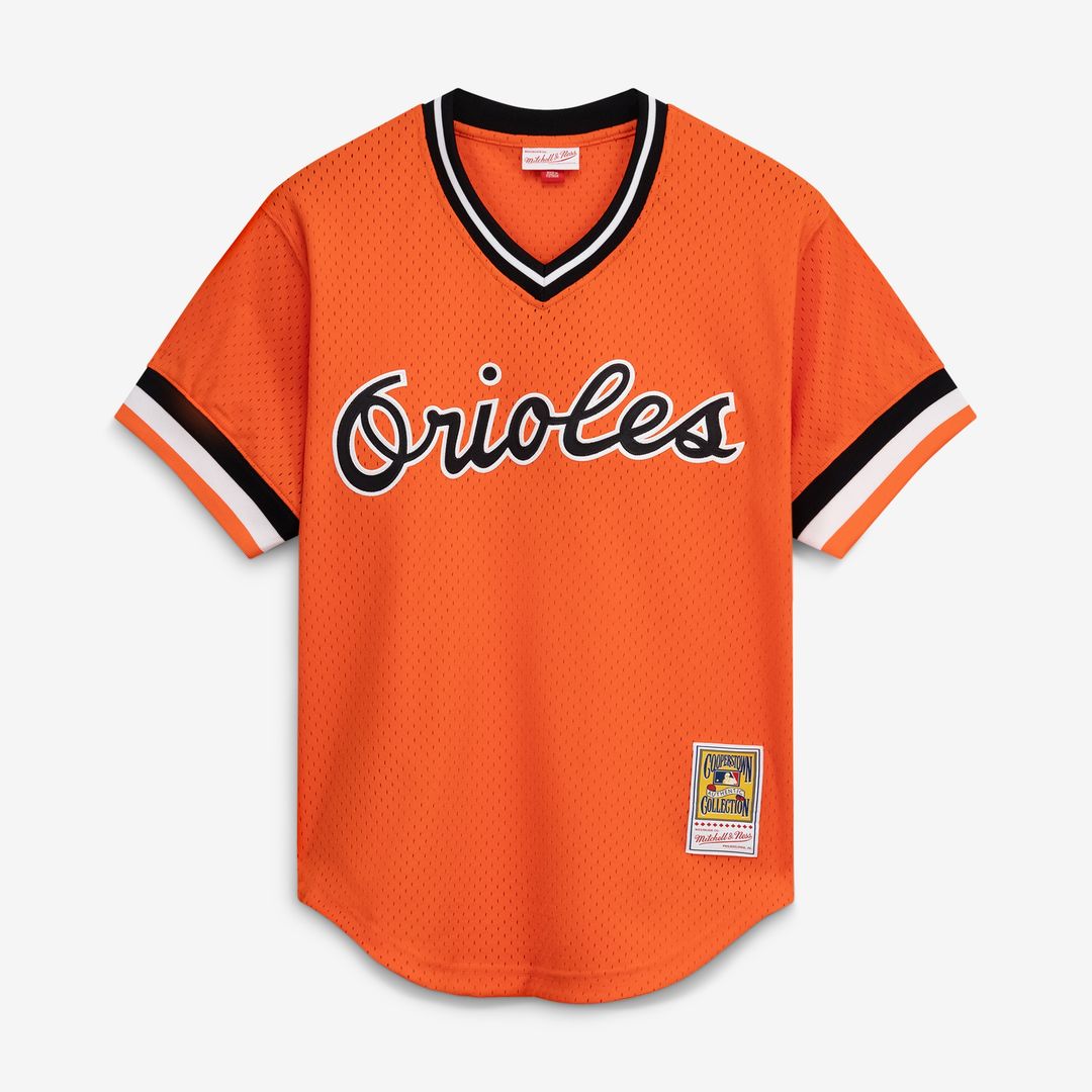 Cal Ripken Jr. Baltimore Orioles Mitchell & Ness Authentic Batting Practice Jersey - White
