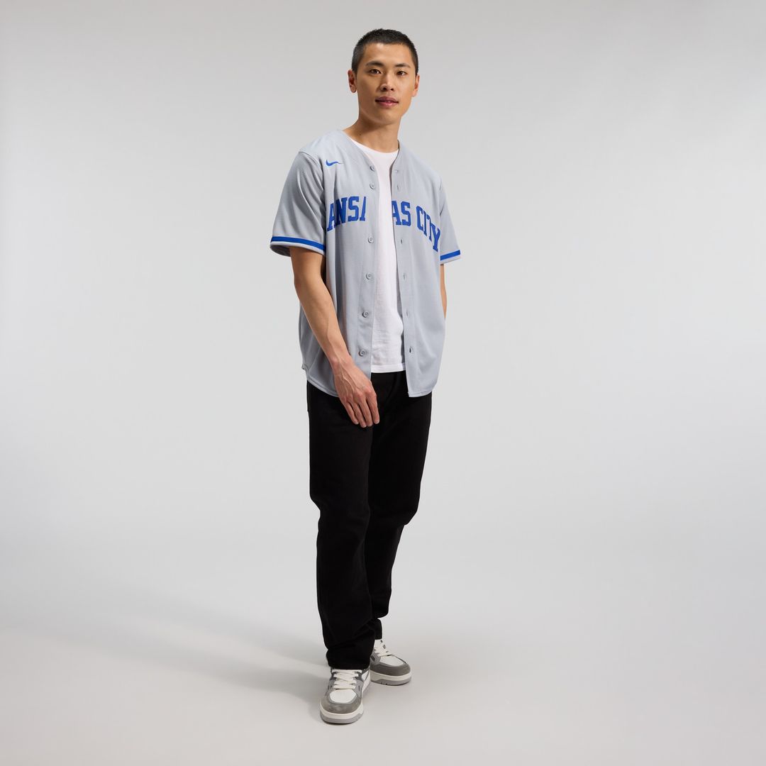 Bobby Witt Jr. Kansas City Royals Nike Road Replica Jersey - Gray