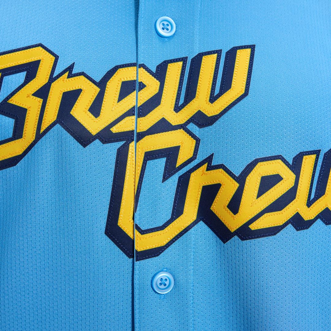 Milwaukee Brewers Nike City Connect Limited Jersey - Light Blue