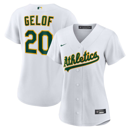 Zack Gelof Athletics Nike Women's Home Replica Player Jersey - White