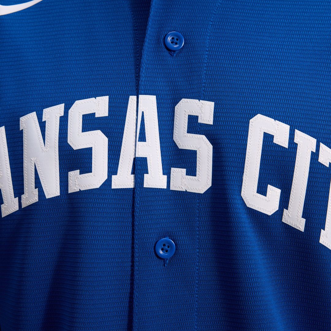 Kansas City Royals Nike Road Replica Team Jersey - Gray