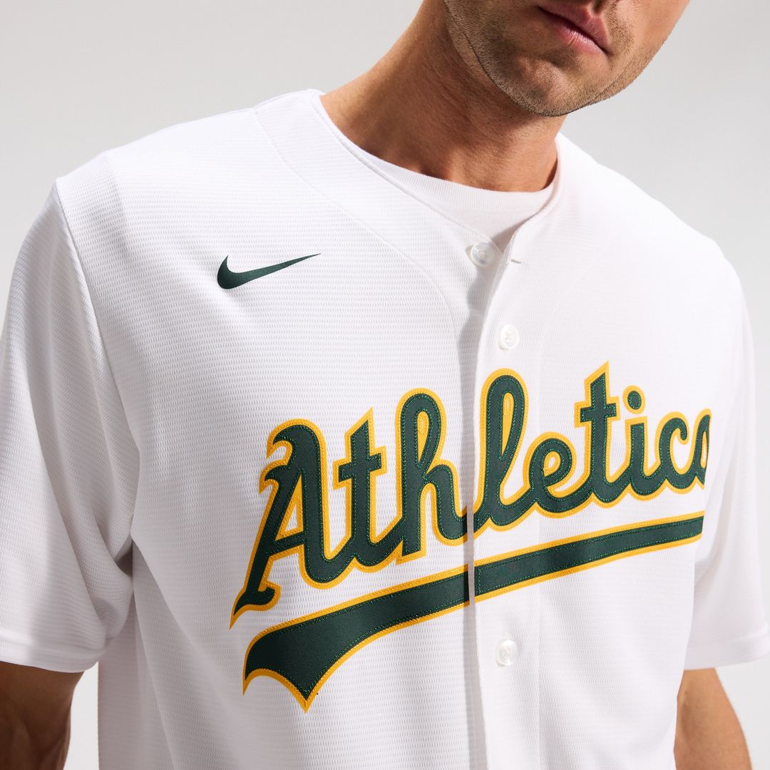 Athletics Nike Home Replica Team Jersey - White