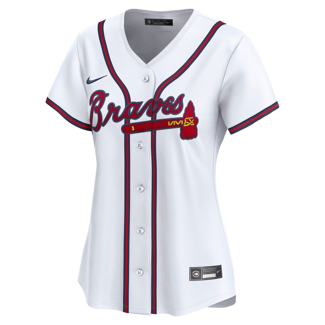 Ozzie Albies Atlanta Braves Nike Women's Home Limited Player Jersey - White